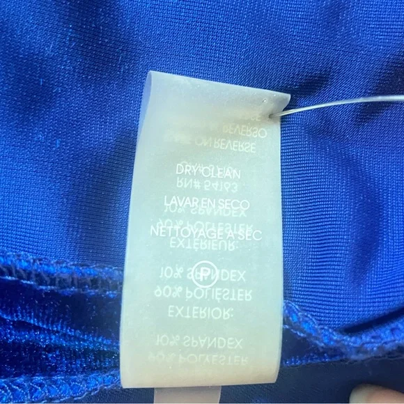 Calvin Klein Velvet Bell Sleeve Sheath Dress - Picture 13 of 13